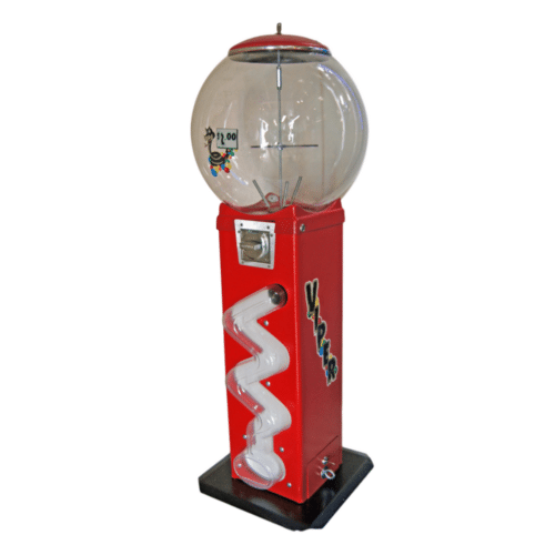 Spiral vending machine, zig zag vending machine, bouncy ball vending machine, capsule vending machine