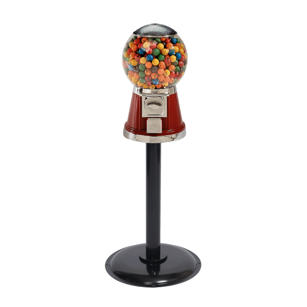 Great Northern 15 Vintage Red Gumball Machine Bank With Stand Hwd630287 